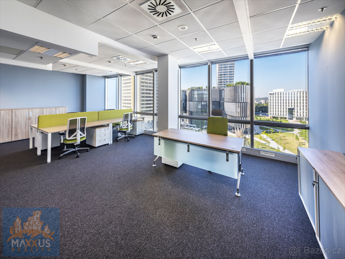 Pronájem kancelářských prostor (266 m2), ul. Na Strži, Praha - 8