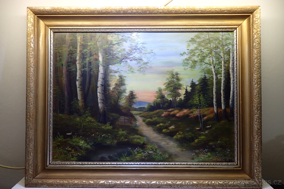 Garabík - Čarovný les - olejomalba - 1958 - 8