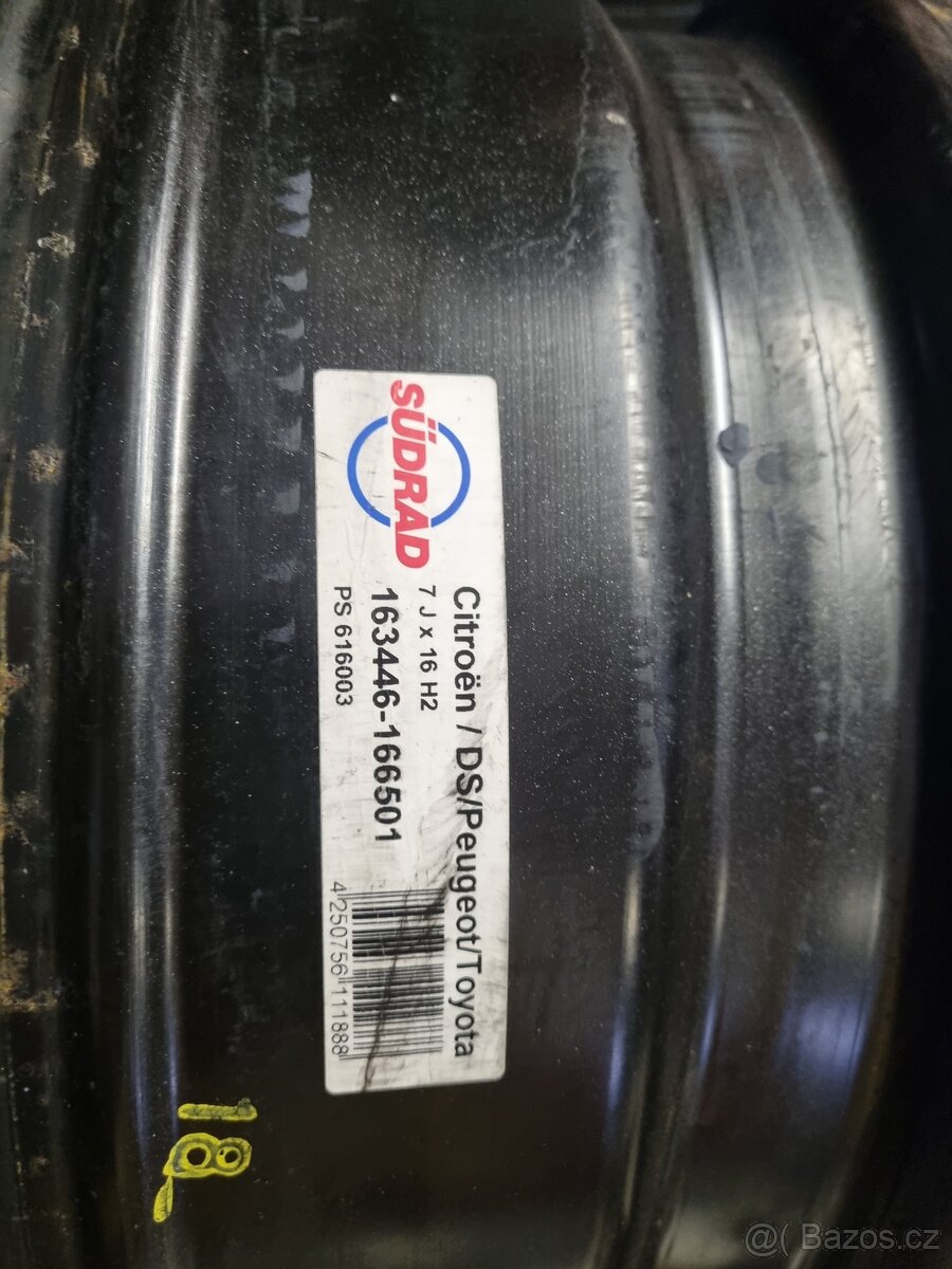 Plechové disky 5x108 7J 16 ET46 - 8