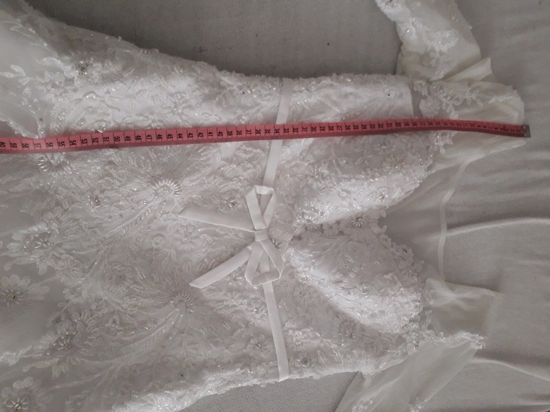 Svatební šaty - vel.S - 8