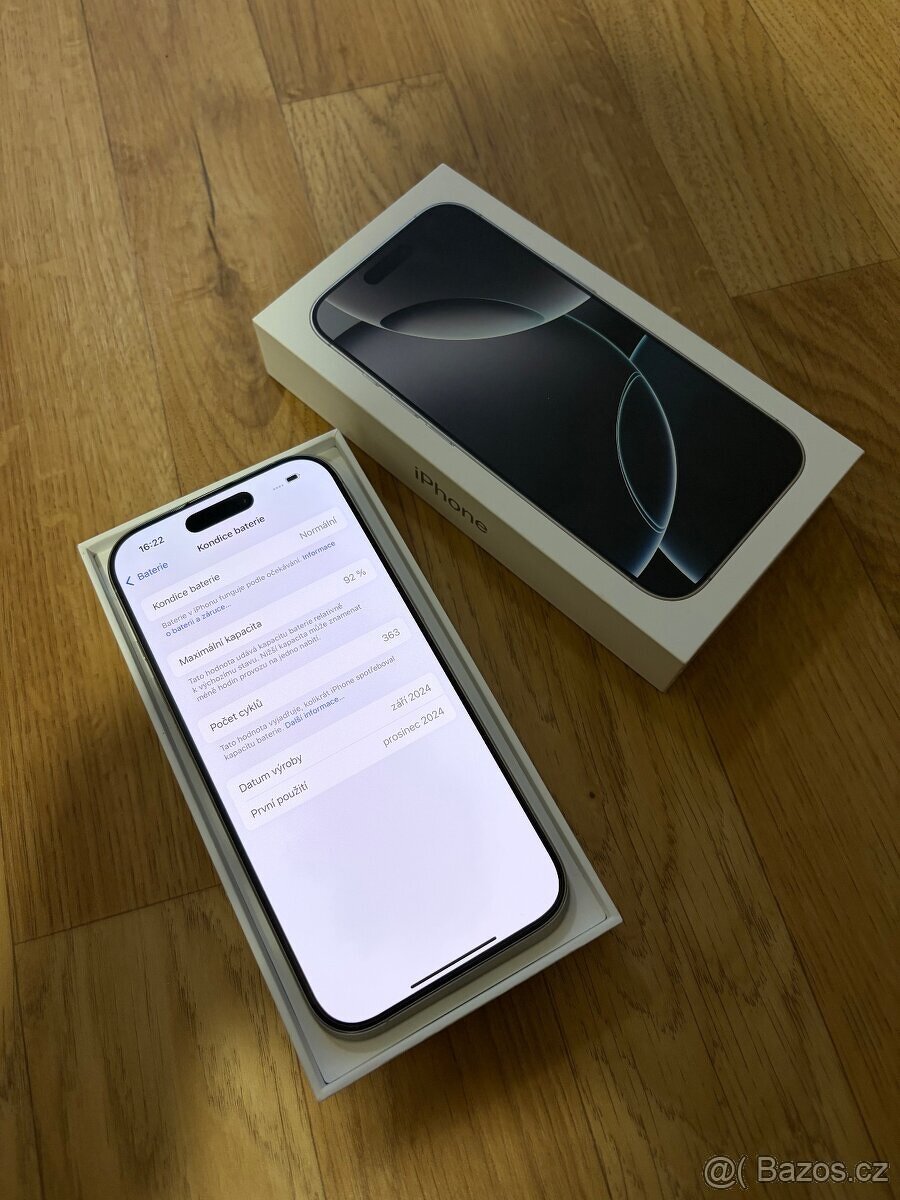 Apple iPhone 16 Pro 128GB bílý - 8