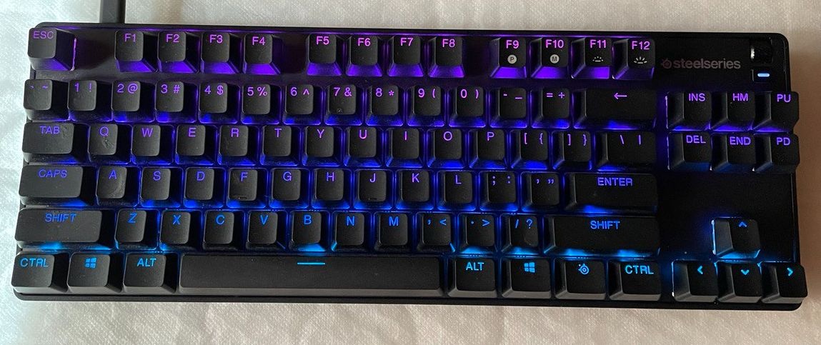 SteelSeries Apex 9 TKL + myš bezdrátová.MICROSOFT - 8