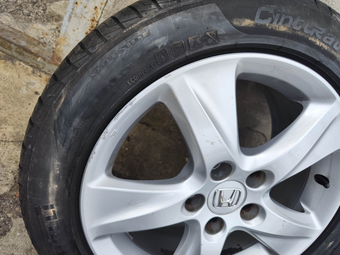 17"letní alu sada 5x114 origo Honda Accord Civic CRV 225/50 - 8