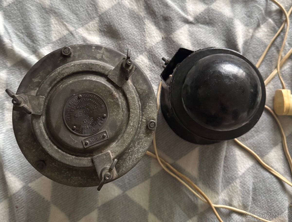 dvě staré lodní lampy funkční-nabídněte - 8