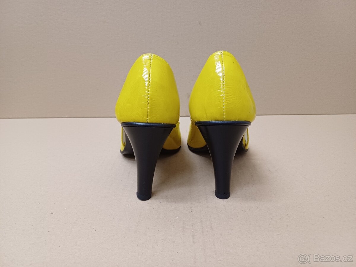 Žluté lodičky vel.36 - 8
