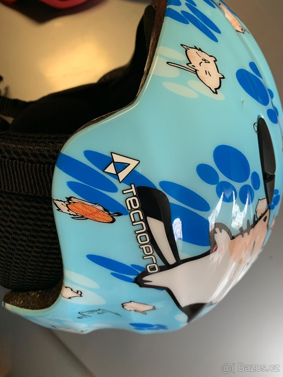 PRODÁM DĚSTKOU HELMU TECNOPRO, VELIKOST 48, JAKO NOVÁ - 8