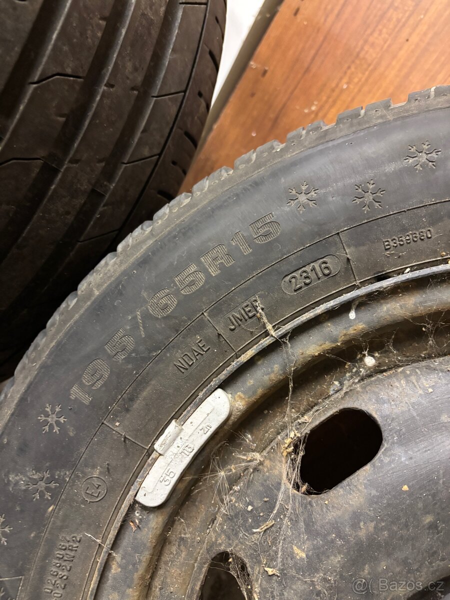 plechove disky s pneu 195/65 15 - 8