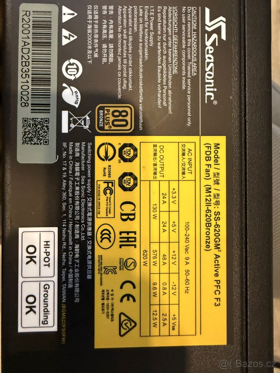 Herní PC Ryzen 5 4,2Ghz, RX 570 8GB, 16GB RAM, 628GB - 8