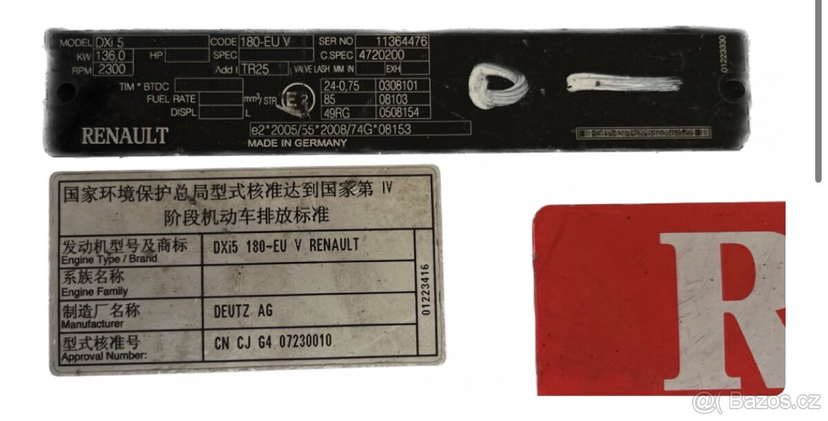 Renault MIDLUM motor DXI5 180 EU V - 8