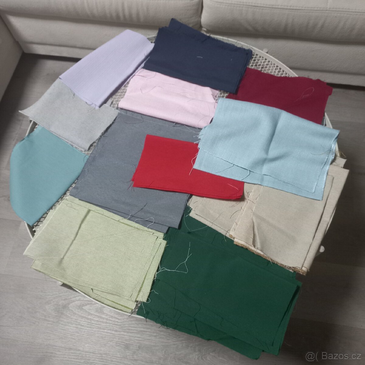 Zbytky látek, suché zipy - 8