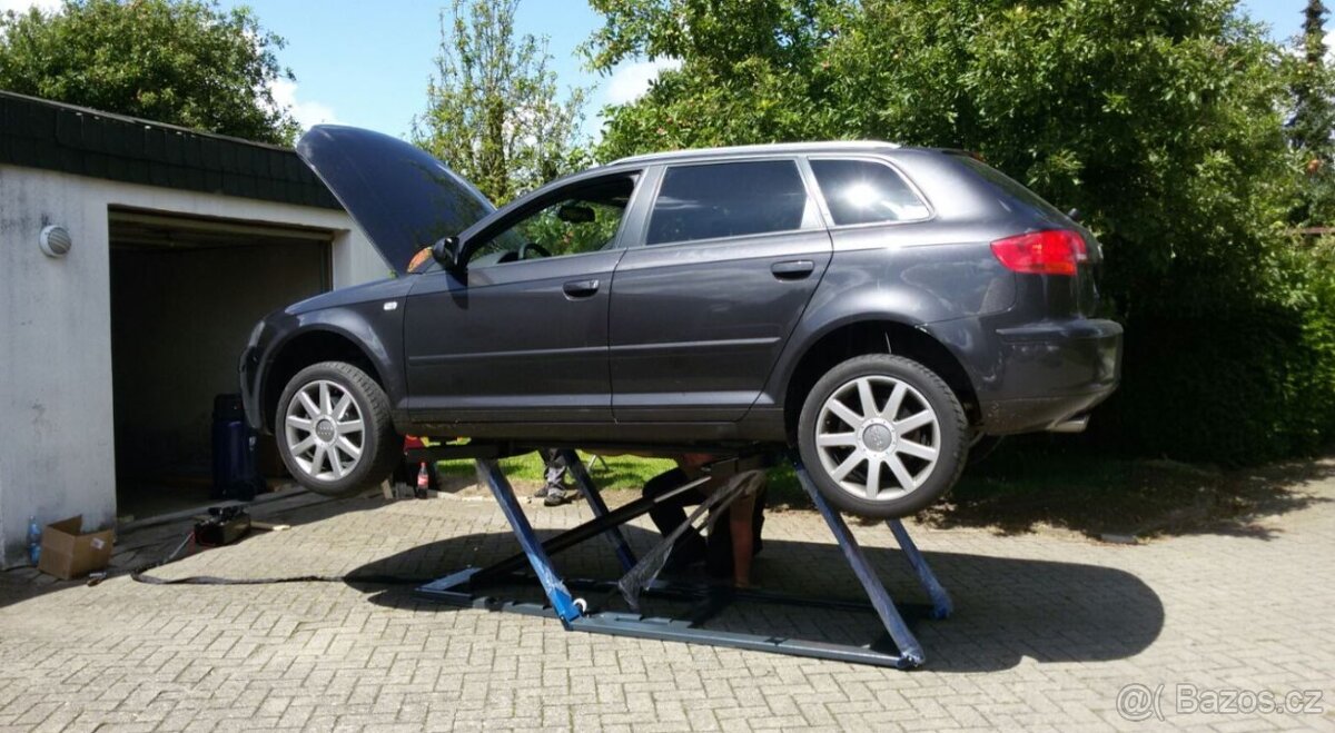 2 roky záruka - DDR mobilní nůžkový hydraulický zvedák - 8