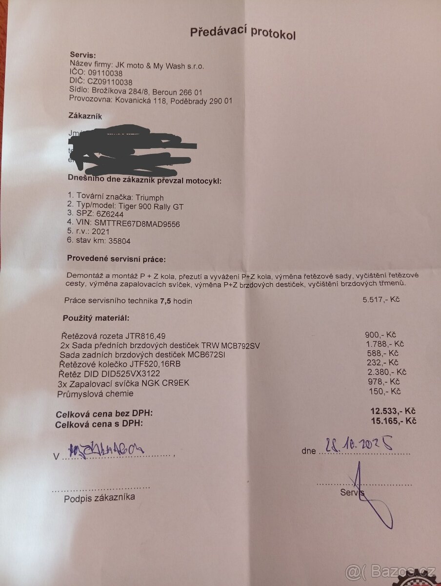 Prodám Triumph Tiger 900 Rally pro - 8