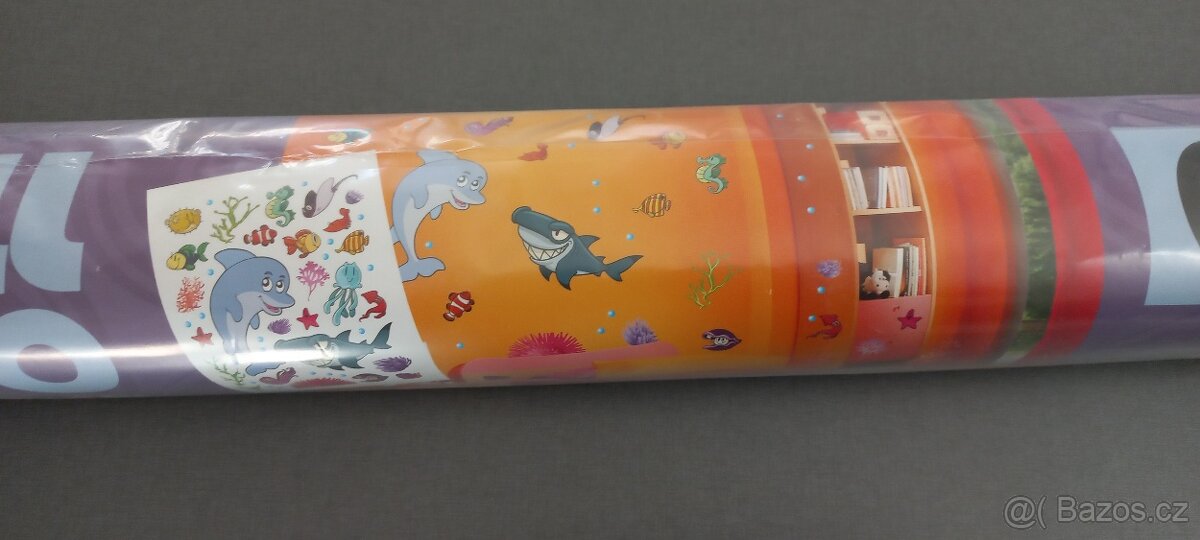 Dětská samolepka na zeď K 0822, Delfín, AG Design, - 8