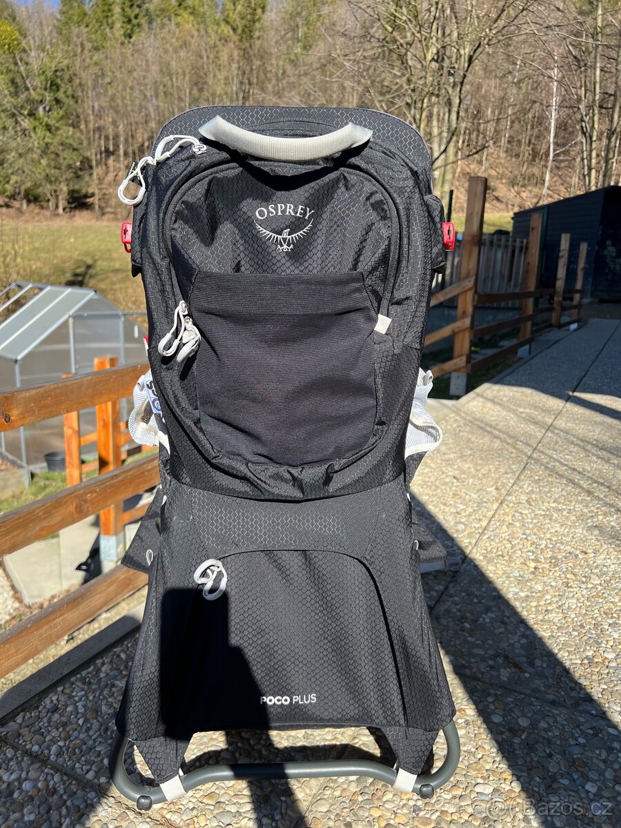 Turisticke nositko Osprey Poco Plus - starry black - 8