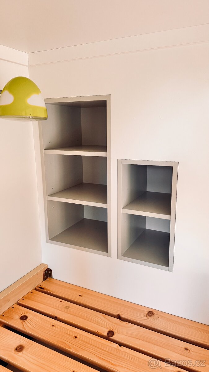 Dětský set (2x postel + schody s úložným prostorem). - 8