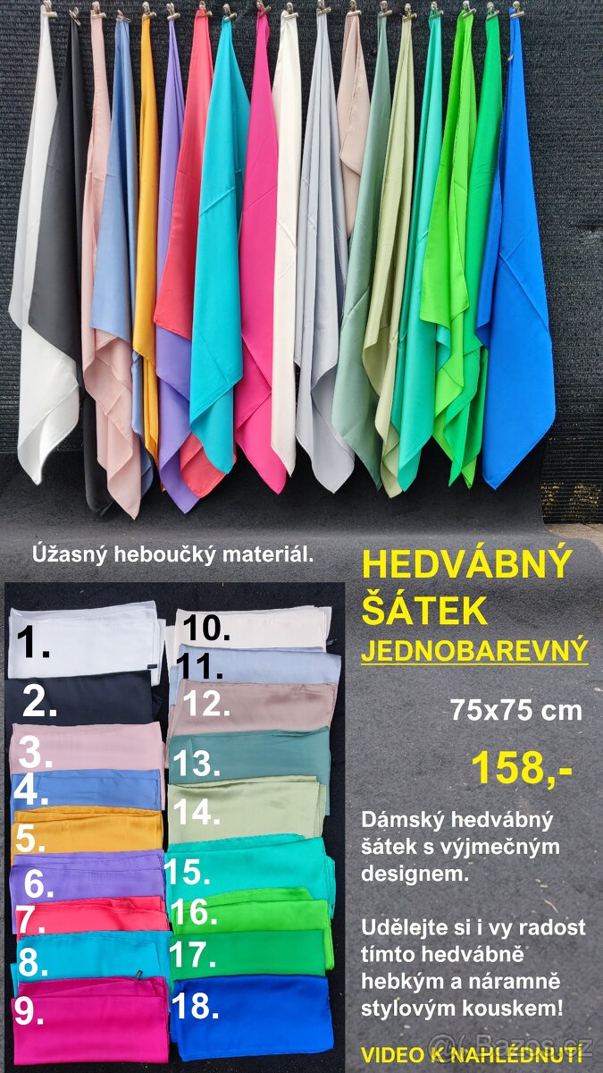 Šátky, šály, šálky, tunely....15% sleva na vše - 8