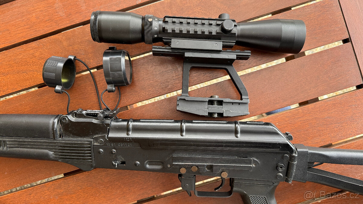 airsoft Kalashnikov AK-74 celokov dalekohled - 8