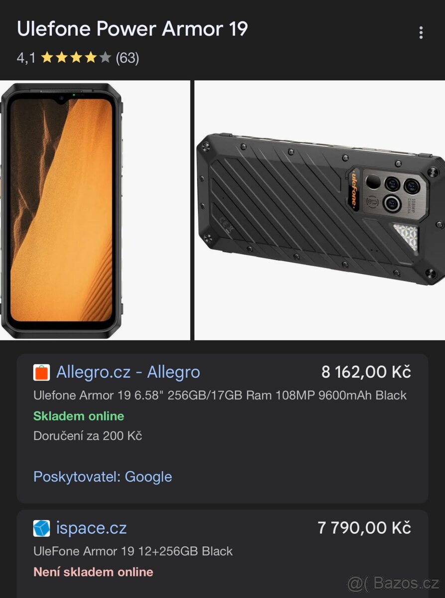 Ulefone Power Armor 19 256gb top stav - 8