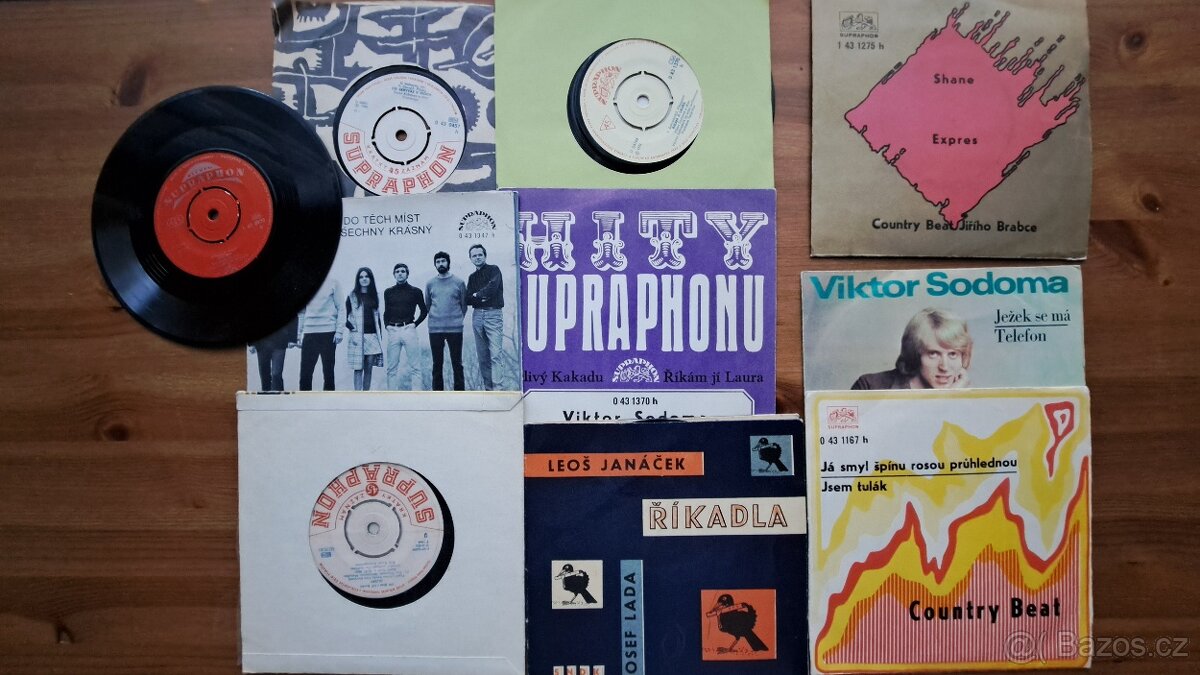 Staré vinylové SP a LP - 8
