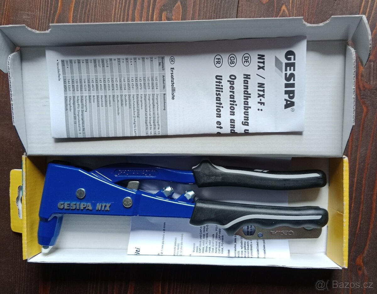 Kleště nýtovací ruční 260mm Gesipa - 8