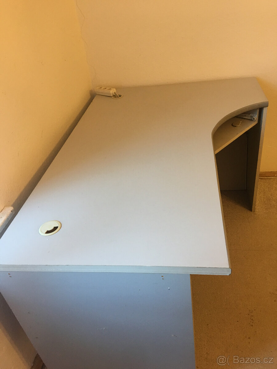 Skříňky a stůl do kanceláře, dětského/studentského pokoje - 8