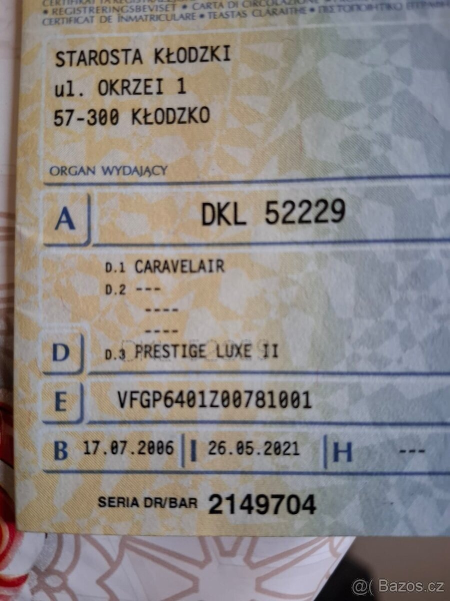 Karavan Caravelair Prestige LUXE II rok-2006 - 8