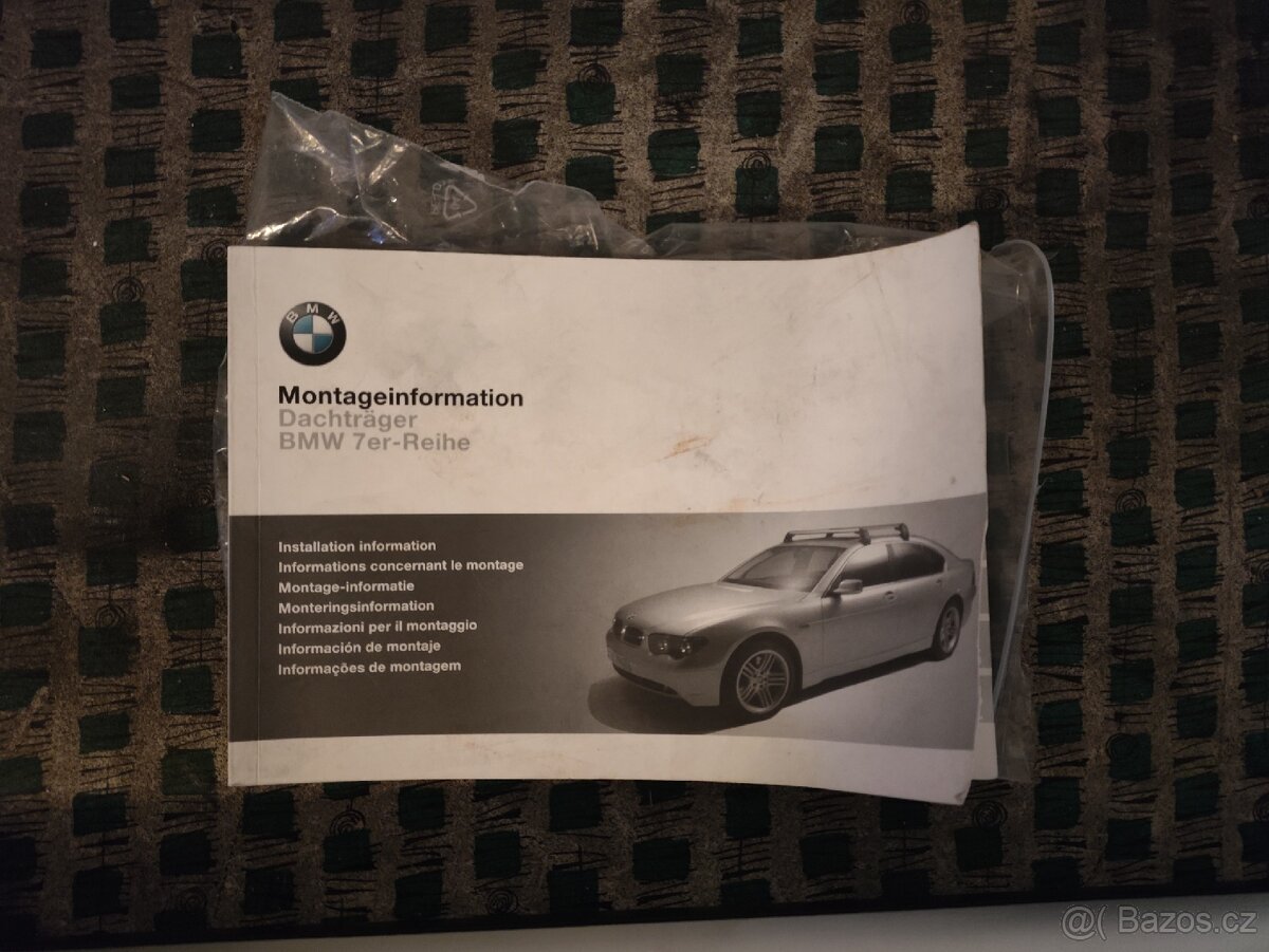 Příčníky/střešní nosič bmw 7 - 8