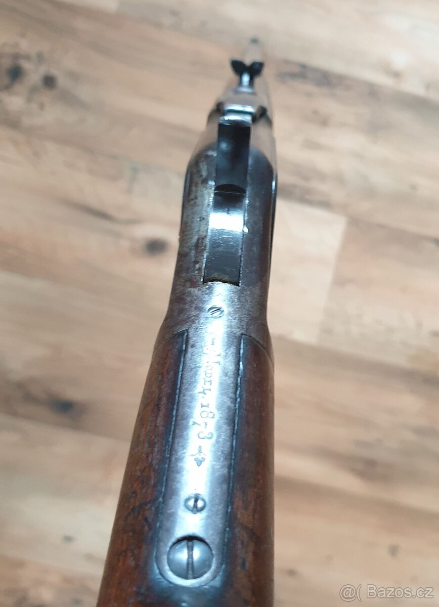HISTORICKÁ PUŠKA WINCHESTER CAL.38-40WCF M1873 HEZKÝ STAV - 8