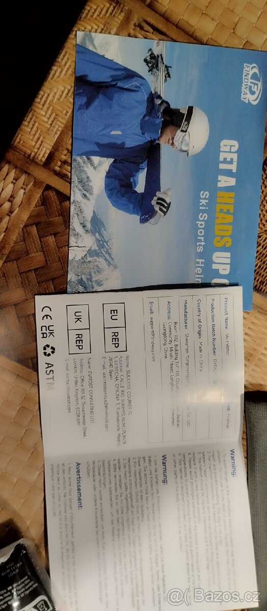 Nová helma na zimní sporty 55-59 cm - 8