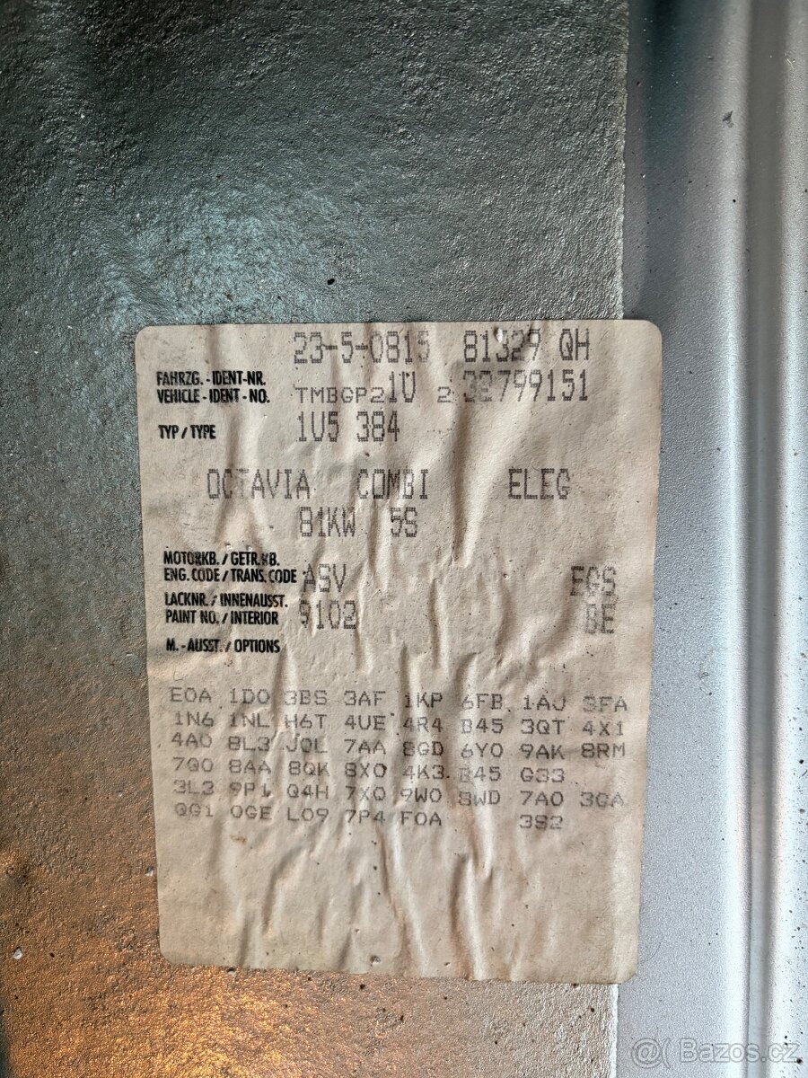 Škoda Octavia I 1.9 TDI 81 kW - 8