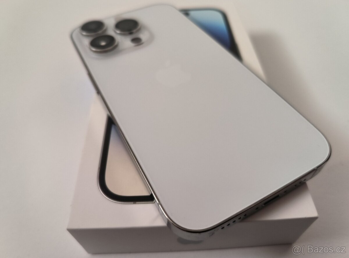 apple iphone 14 PRO 128gb Silver / Batéria 100% - 8