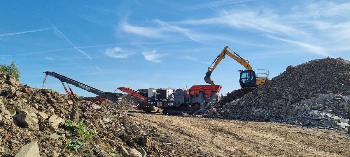 Drcení betonu, suti - 8