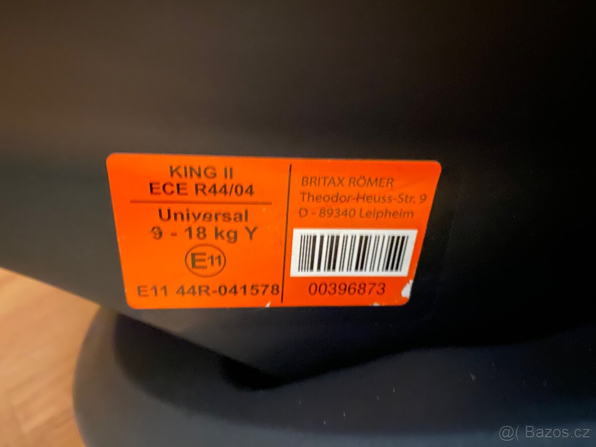 Britax Römer King II Black Series Graphite Marble - 8