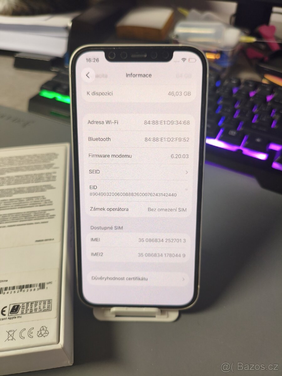 iPhone 12 64GB TOP STAV - 8