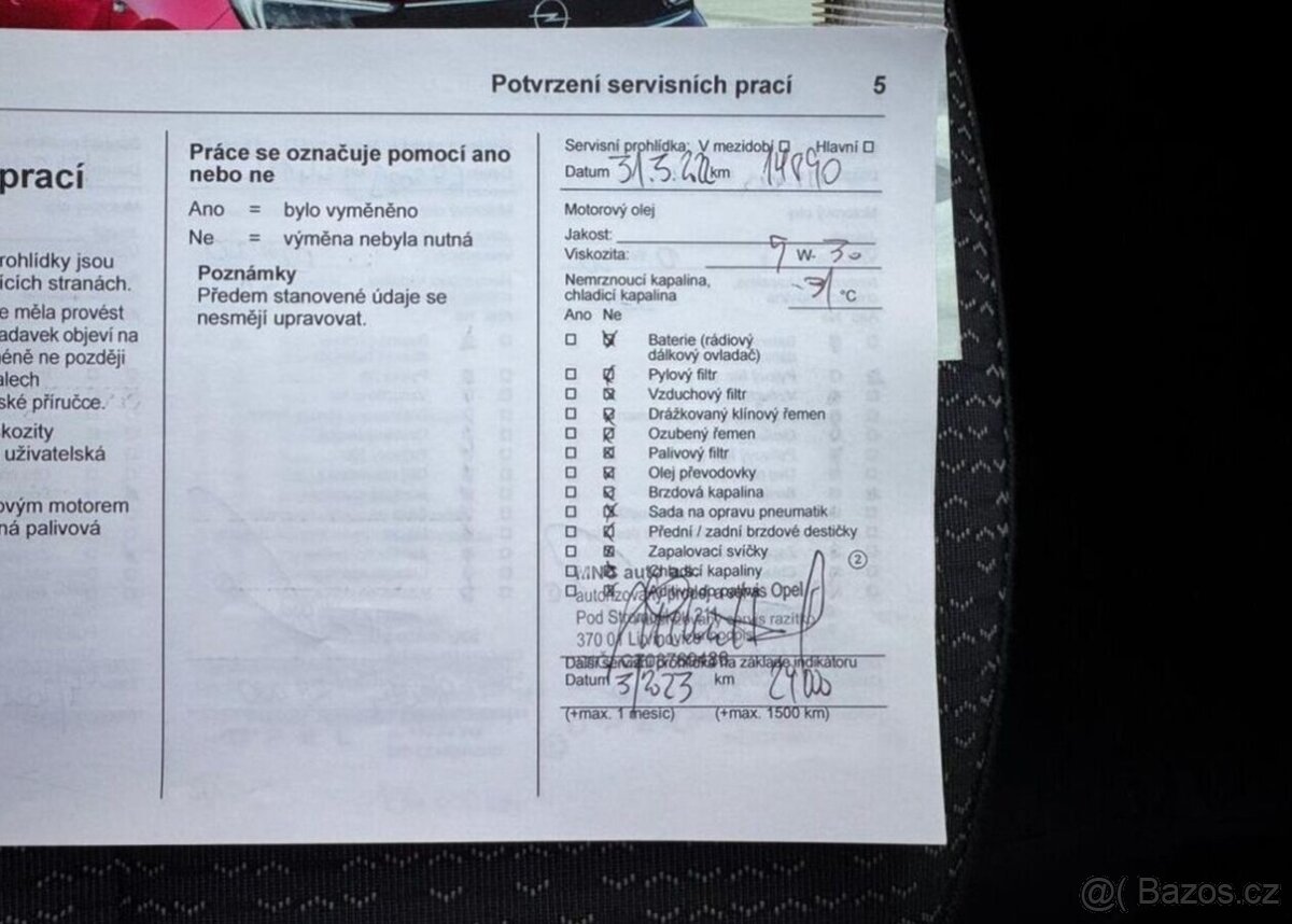 Opel Crossland 1.2T, navigace, servisní kniha benzín manuál - 8