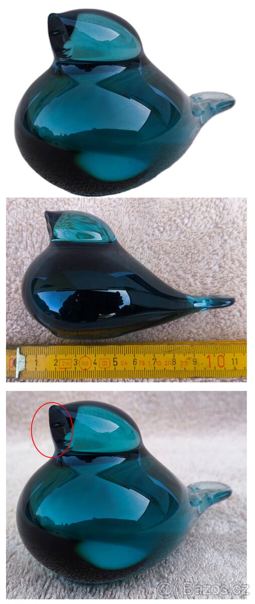 Různé předměty z hutního skla - 8