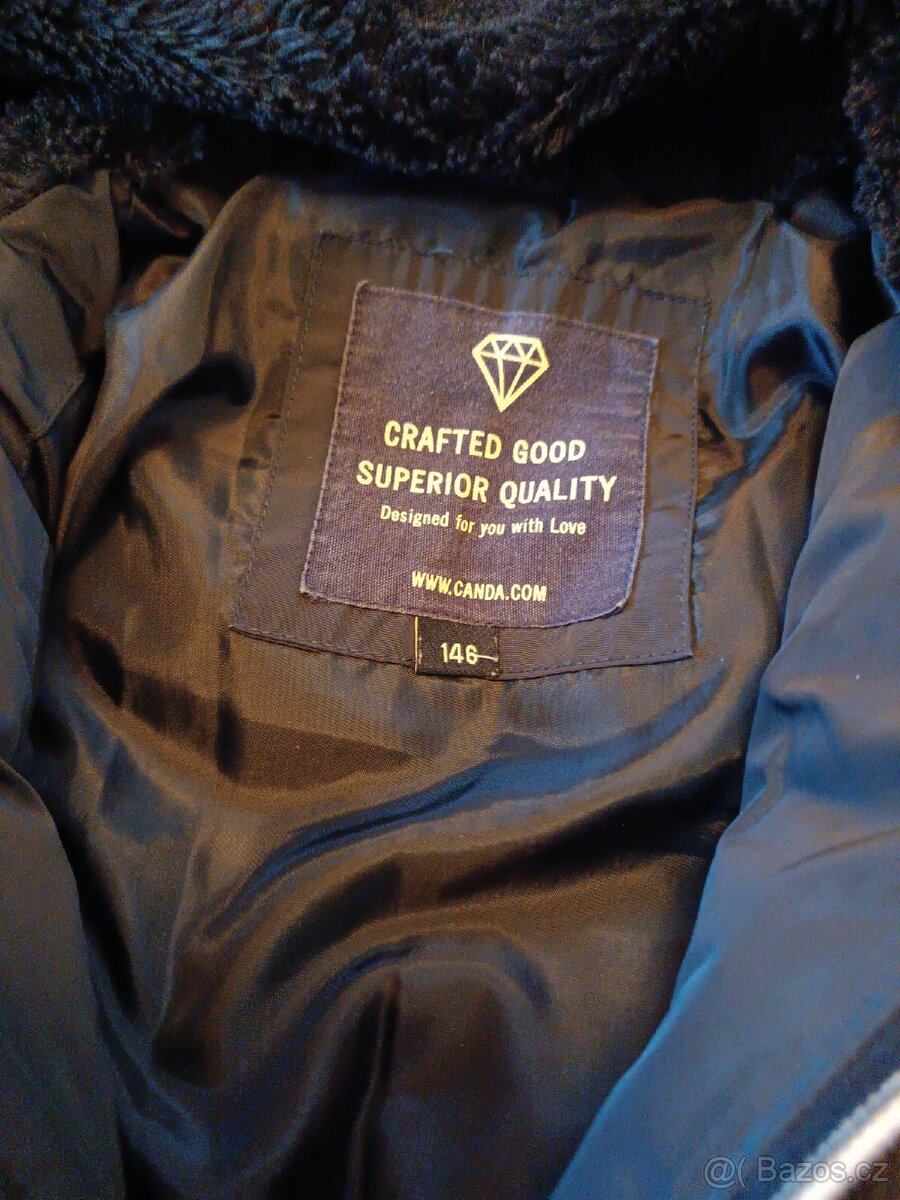 Dívčí zimní bunda 146 - 8