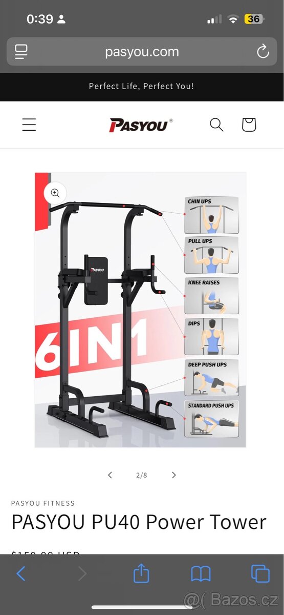 Multifunkční hrazda - NOVA - 8