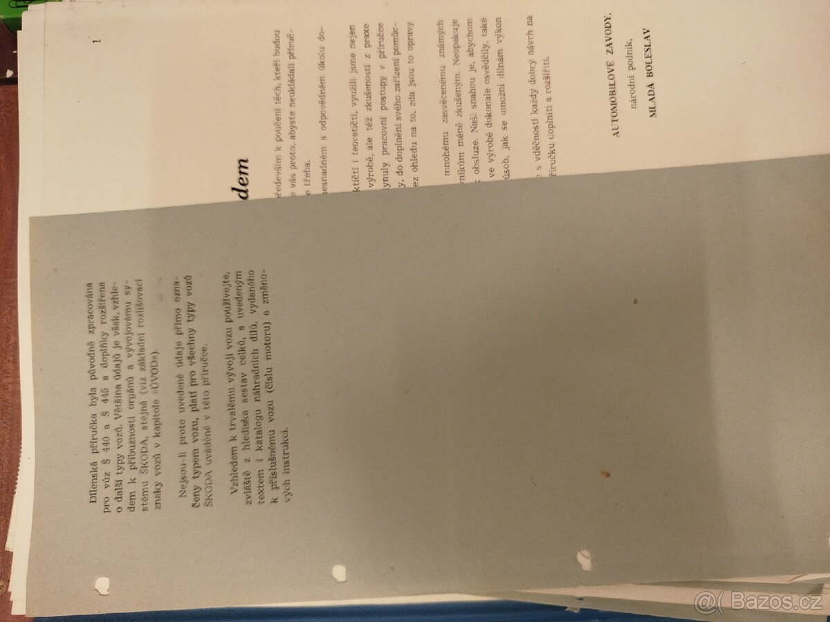 Dílenská příručka Škoda 440 / Octavia – originál
- 8