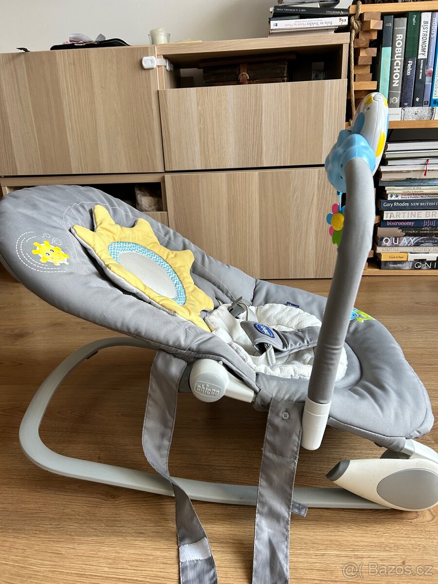 CHICCO Balloon Houpátko s melodií Dark Grey - 8