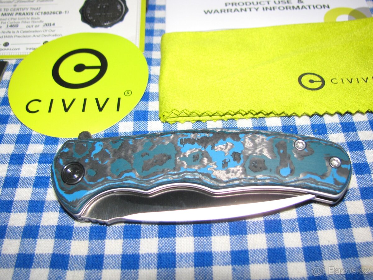 ZAV. NŮŽ - CIVIVI MINI PRAXIS - LIMITKA - OCEL - CPM S35VN - 8