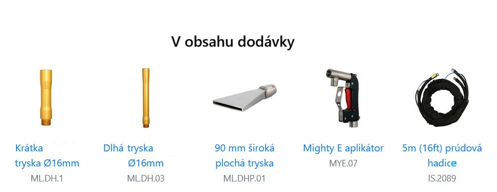 Stroj na tryskání/ čistění suchým ledem ICEsonic Mighty E - 8