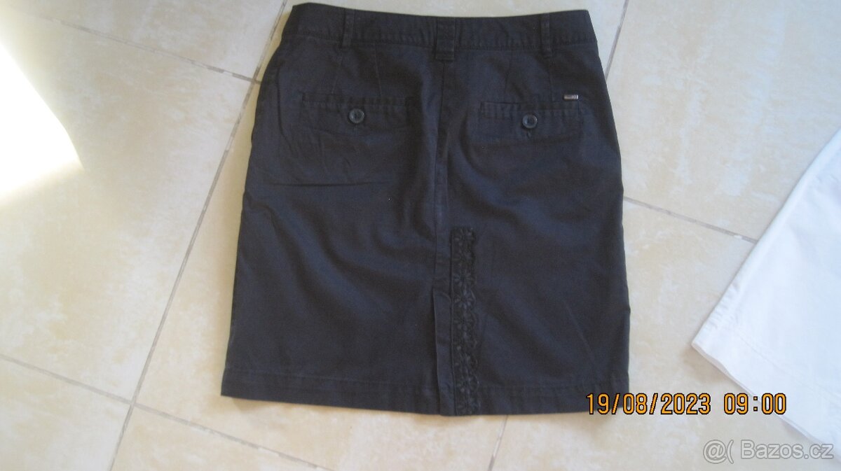 Sukně vel. 34/36, bílá, modrá vel. 36 - 8