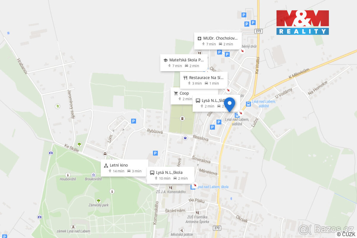 Pronájem bytu 2+kk, 34 m², Lysá nad Labem, ul. Sídliště - 8