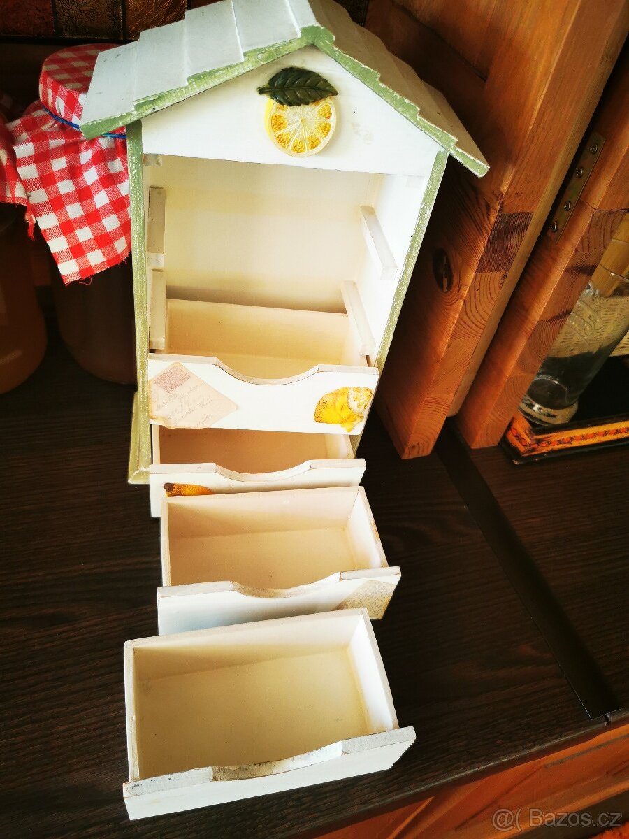 Dřevěné dekorace na vejce a čaj - 8