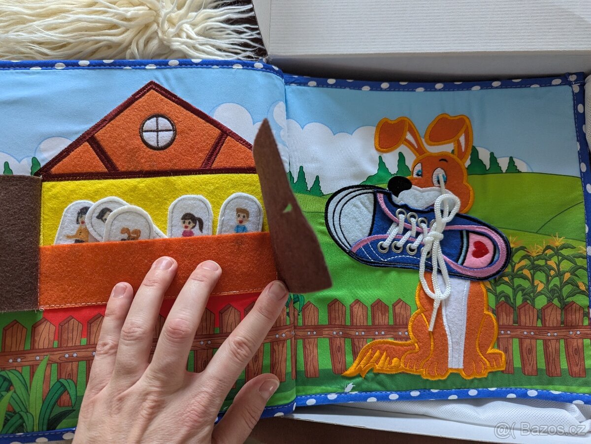 Quiet book - interaktivní kniha - 8