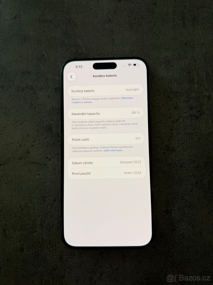 Apple iPhone 15 Pro Max 256 GB Blue Titanium - 8