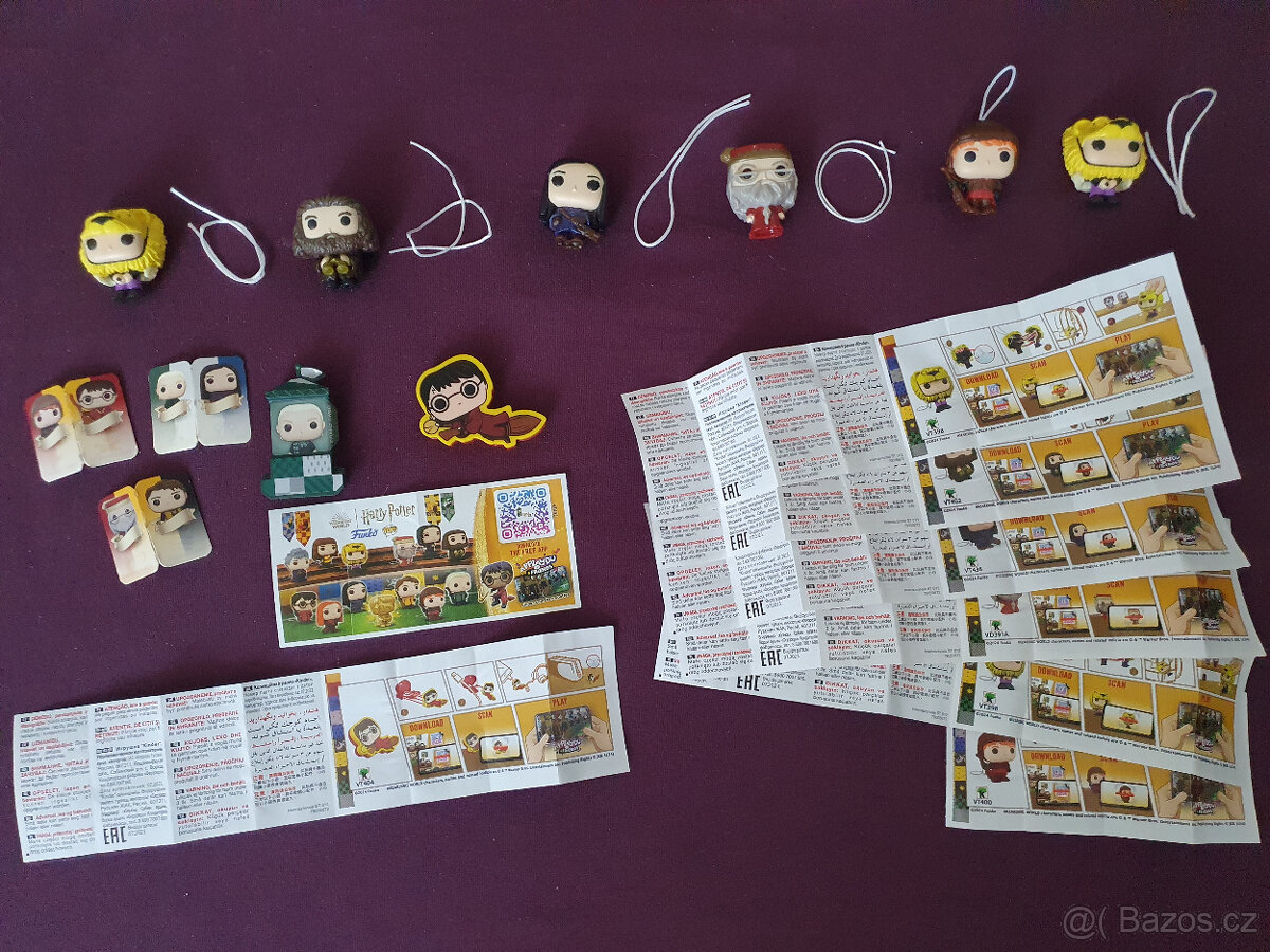 Kinder Joy figurky Harry Potter Funko Pop figurka 8 ks - 8