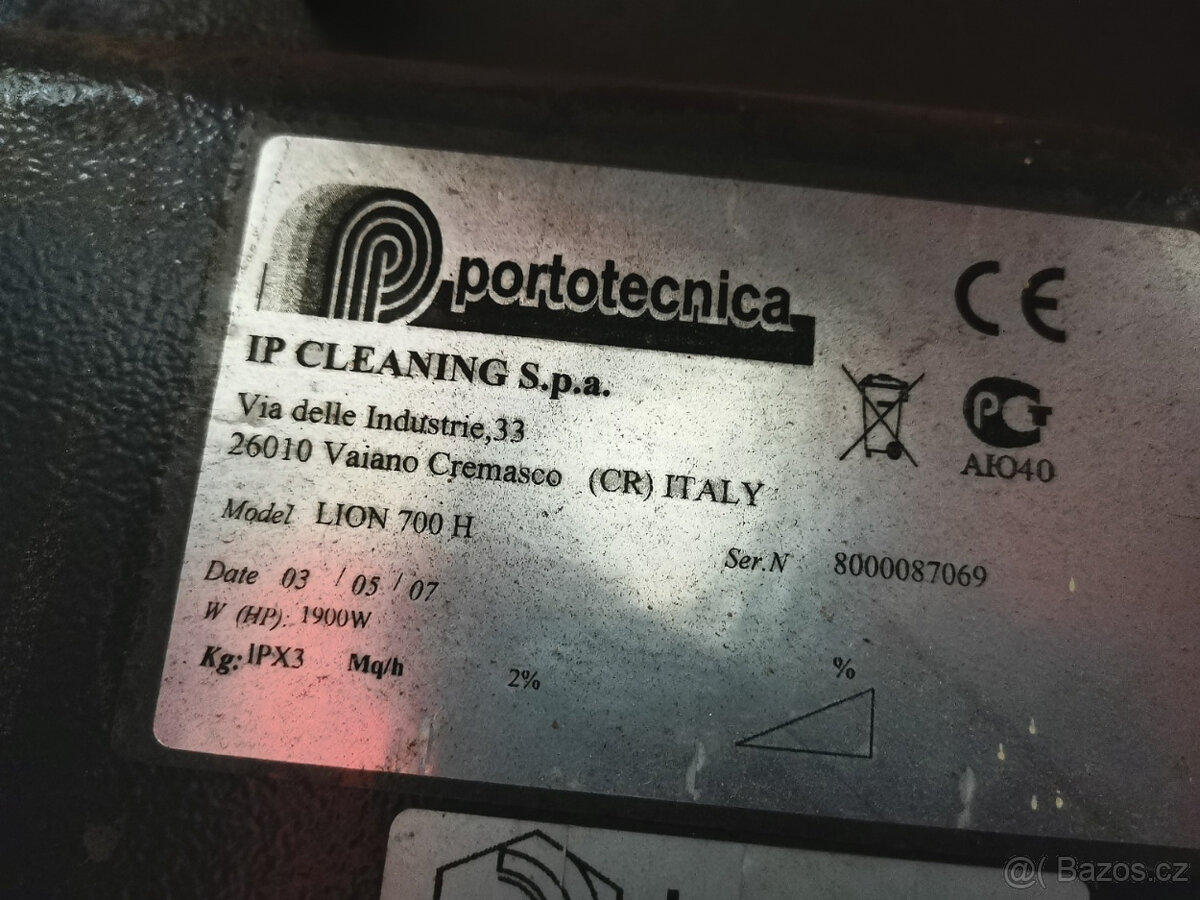 Čistící stroj Portotecnica LION 700 H - 8