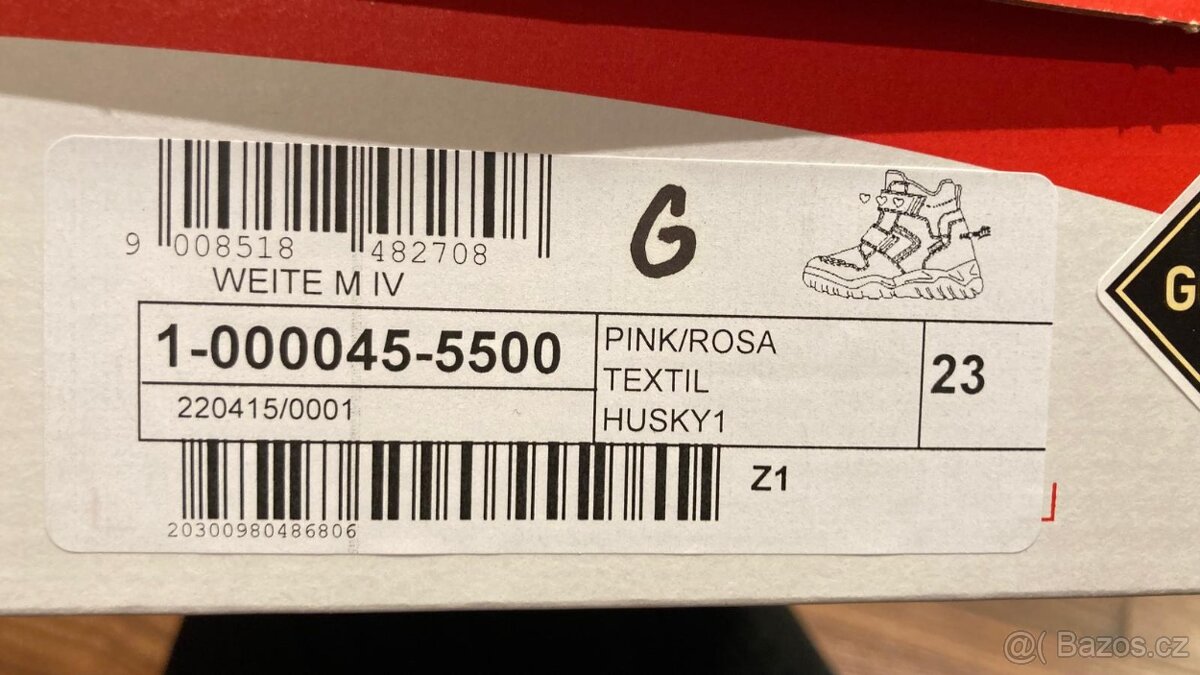 Zimní boty Superfit vel.23 HUSKY1 pink/rosa - 8